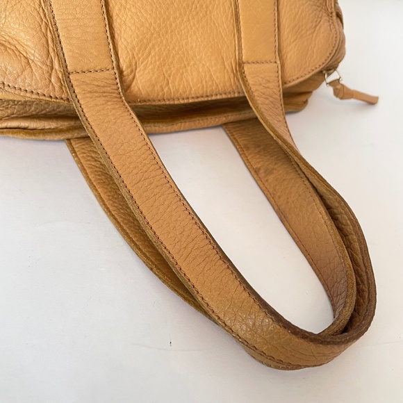 Bottega Veneta Cervo Butterscotch Brown Shoulder Hand Bag Vintage Boston - Picture 6 of 16